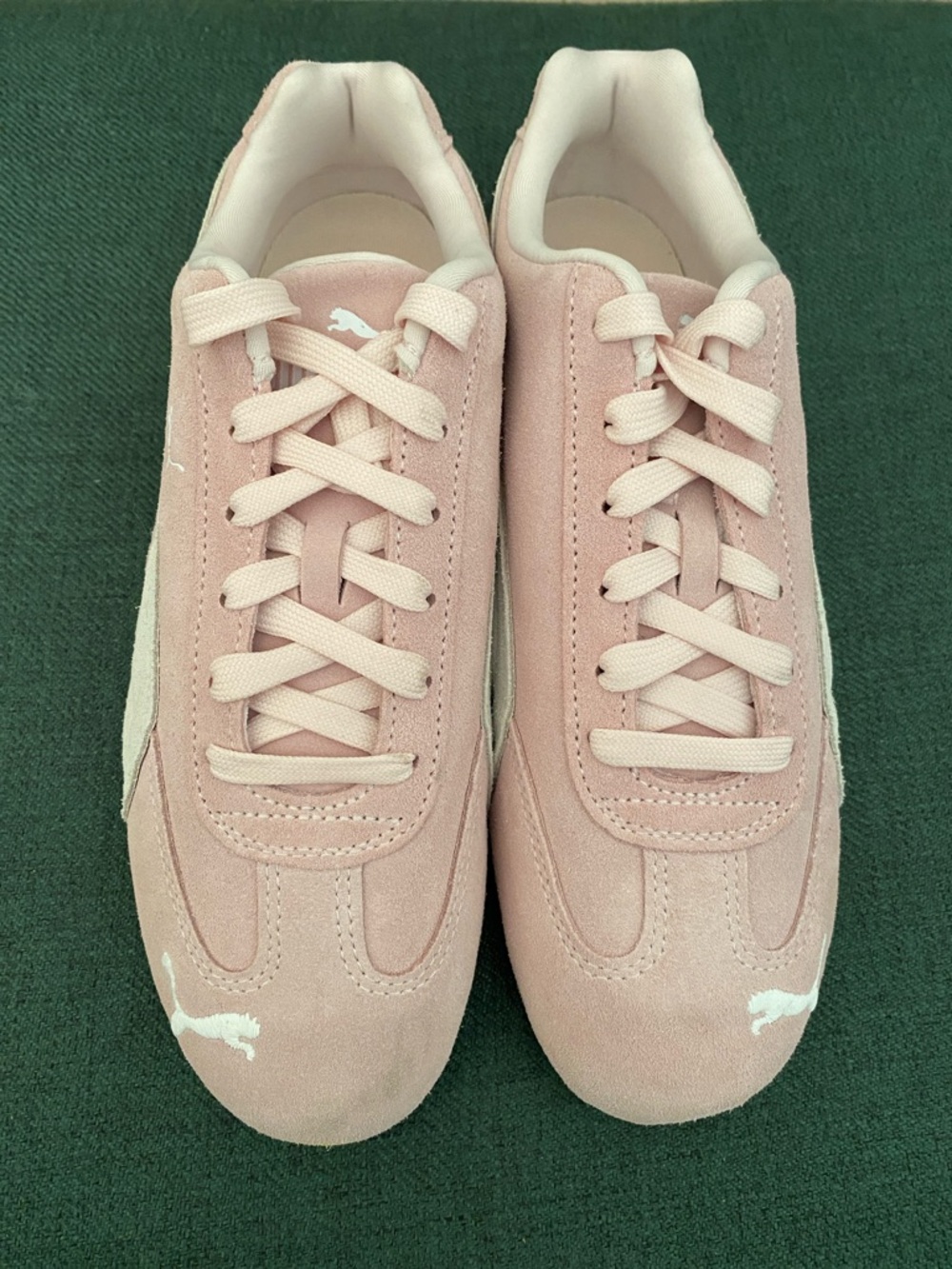 Puma Women's Light Pink Suede Casual Sneakers